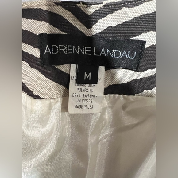 ADRIENNE LANDAU Animal Print Blazer Cotton Blend Size Medium - Picture 5 of 6
